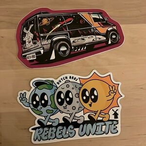 Dutch Bros stickers